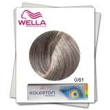 Vopsea Permanenta Mixton - Wella Professionals Koleston Perfect Special Mix nuanta 0/81 argintiu
